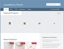 Tablet Screenshot of jewelberryshack.com